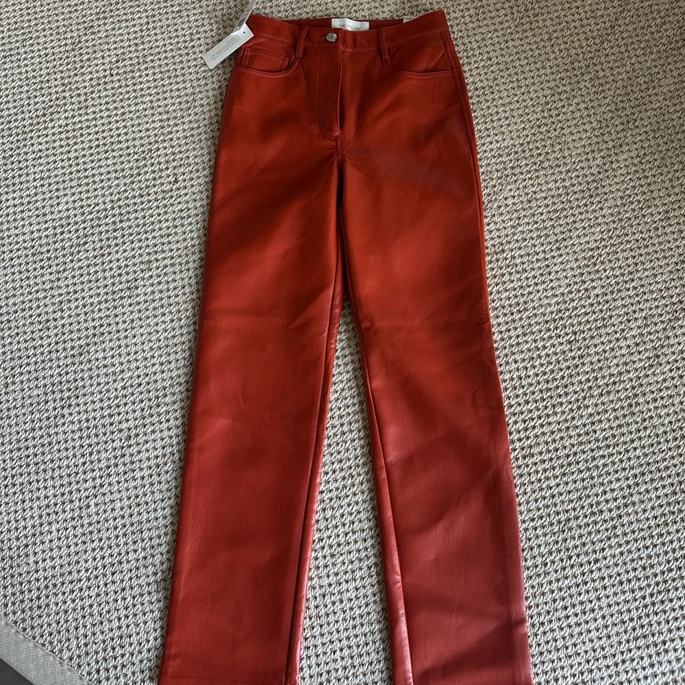 Aritzia Wilfred Leather Pants